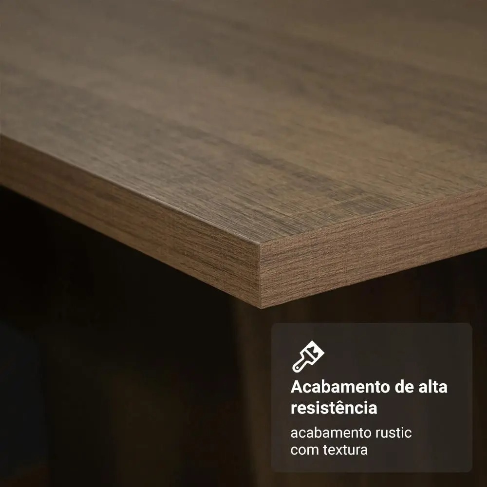 Conjunto Sala de Jantar Madesa Talita Mesa Tampo de Madeira com 4 Cadeiras - Imagem 6