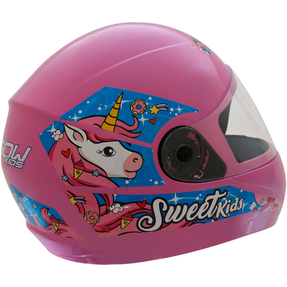 Capacete de Moto Infantil Fechado 54 Gow Sweet com IRS - Imagem 3