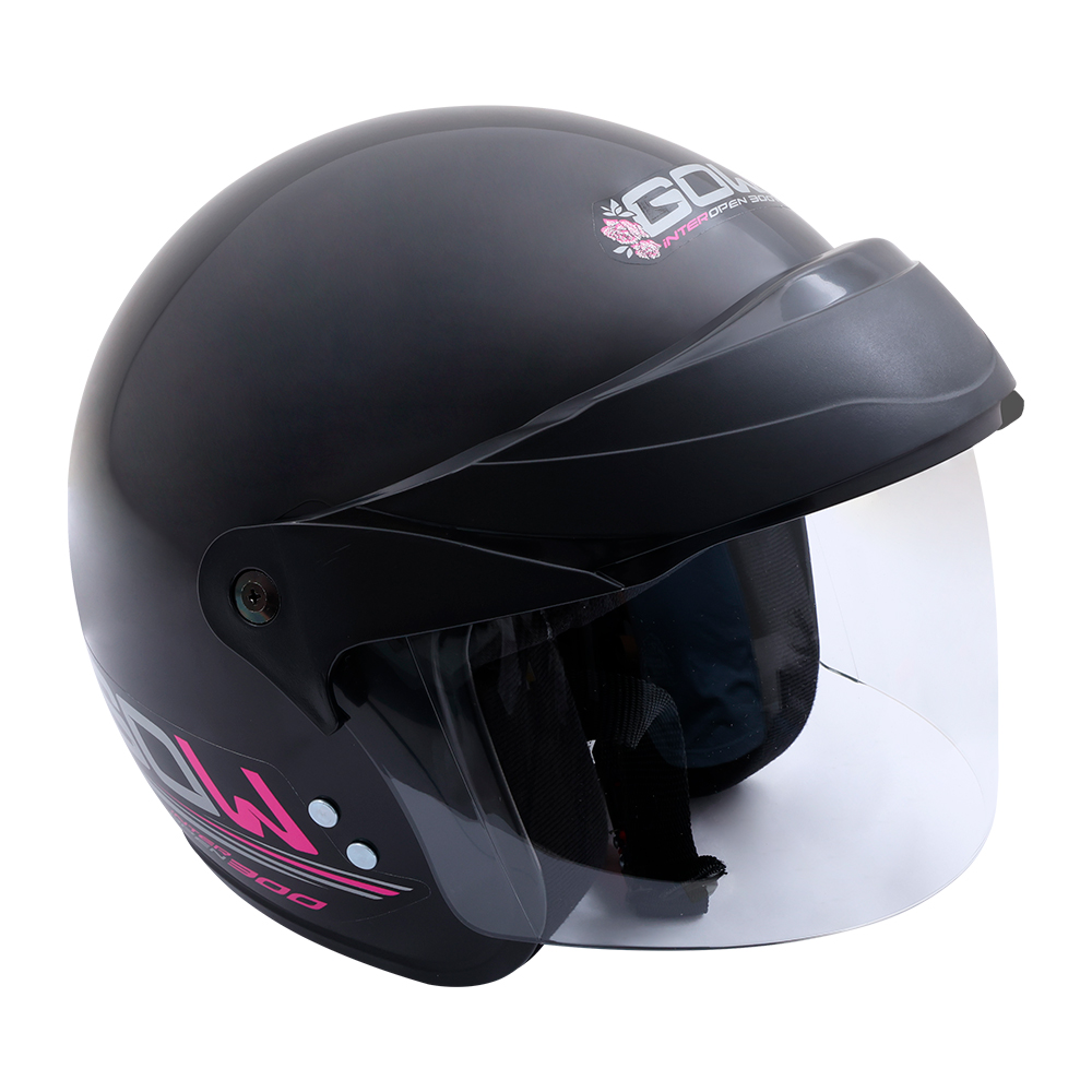 Capacete de Moto Aberto Gow Inter Open 300 - Tamanho 58 com Viseira em Policarbonato - Imagem 2