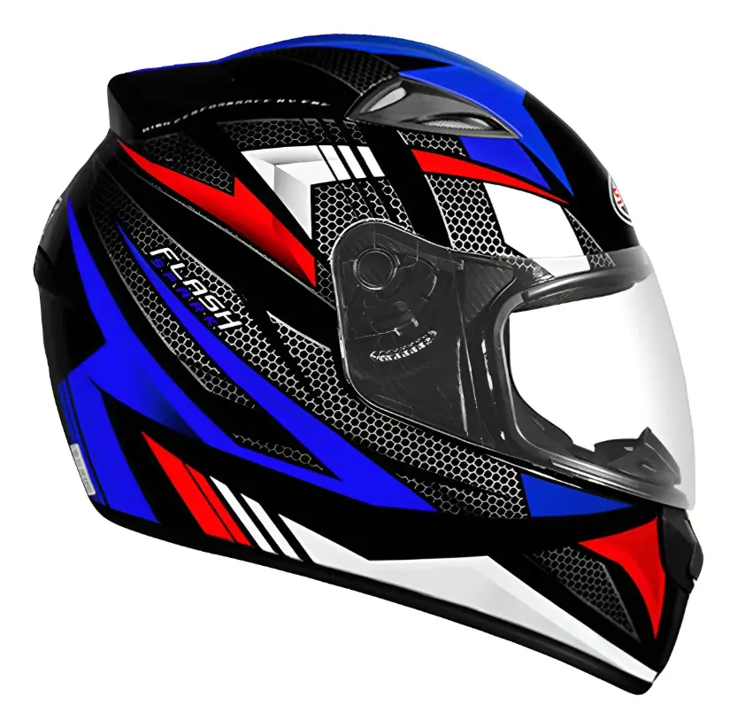 Capacete Fechado Ebf New Spark Flash Inmetro Fosco Ou Brilho - Imagem 3