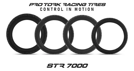 par de Pneus Pro Tork Motos Biz 100/110/125 Pop 100/110 Modelo 80/100-14 e 2.50-17 - Imagem 2
