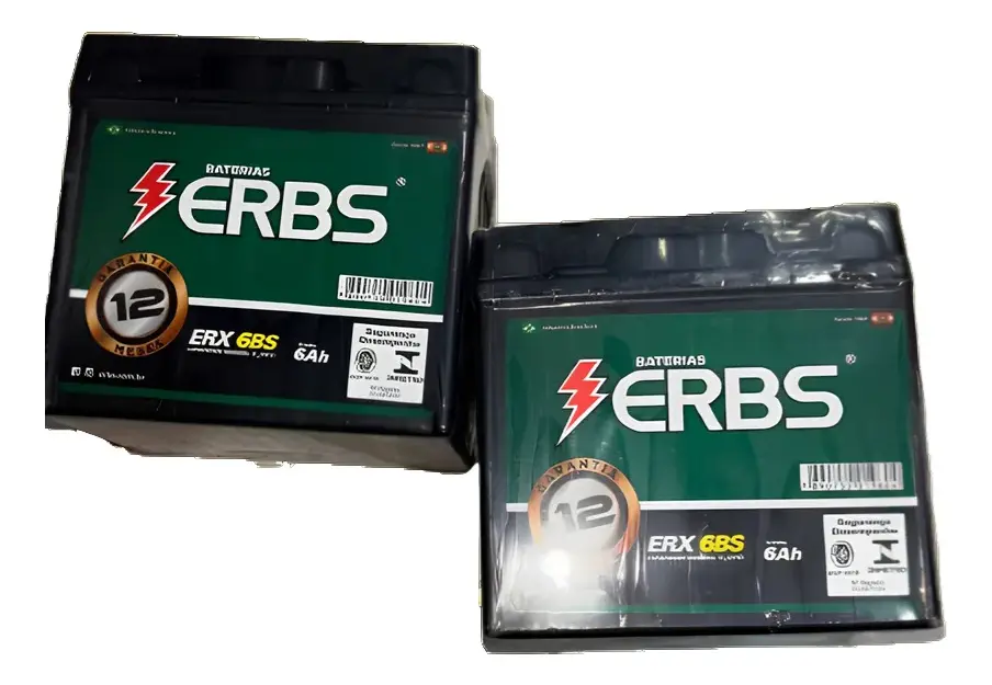 Bateria Moto Erbs Erx-6bs Biz 125es Titan 150 Mix Factor 125 - Imagem 4